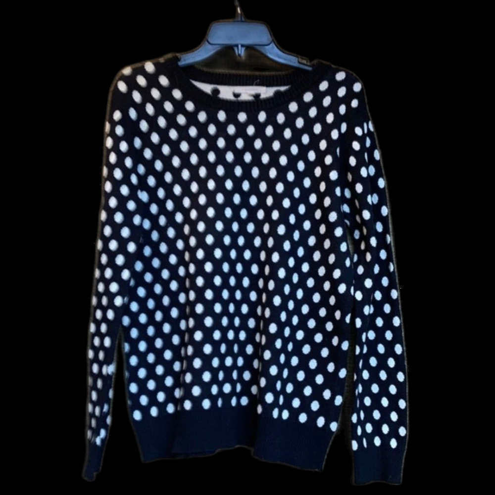41 Hawthorn knit top polka dot cotton sweater